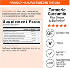 NatureWise Curcumin Turmeric 2250mg - 95% Curcuminoids & BioPerine Black Pepper Extract for Advanced Absorption - Daily Joint and Immune Health Support - Vegan, Non-GMO, 90 Count[30-Day Supply]