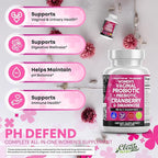 Clean Nutraceuticals Vaginal Probiotics for Women + Prebiotics 20 Billion Cranberry Pills w D-Mannose 500 mg for Urinary Tract Health pH Balance - for Vaginal Health Supplements Pills - 2Pack