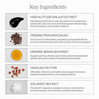 Cymbiotika Shilajit Liquid Complex – 85+ Trace Minerals for Energy, Focus & Recovery Adaptogen – Fulvic & Humic Acid – Cacao, Honey, Hazelnut Butter & Sea Salt – 26 Daily Packets