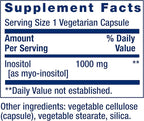Life Extension Inositol Caps – 1000 mg, Myo-Inositol – Mood Health, Well-Being, Healthy Metabolism, Hormone Balance – Gluten-Free, Non-GMO, Vegetarian – 360 Capsules
