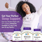 21st Century, Melatonin Quick Dissolve Tablets 10 mg, White, Cherry, 120 Count