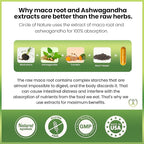 Maca Root, Ashwagandha Root Extract, Capsules for Men & Women with Turmeric Curcumin and Bioperine 120 Capsules Made in USA