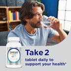 Centrum Minis Silver Multivitamin for Men 50 Plus, Multivitamin/Multimineral Supplement, Vitamin D3, B-Vitamins and Zinc, Non-GMO Ingredients, Supports Memory and Cognition in Older Adults - 280 Ct