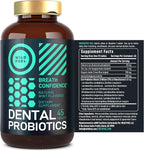 Oral Probiotics for Mouth Bad Breath - Dental Probiotics for Teeth and Gums - 3 Billion CFU Advanced Bad Breath Treatment for Mouth Health - 45 Prebiotic and Probiotic Lactobacillus Salivarius Tablets