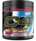 C4 Ultimate Pre Workout Powder - Sugar Free Preworkout Energy Supplement for Men & Women - 300mg Caffeine + TeaCrine + Dynamine + Creatine - Hawaiian Punch Fruit Juicy Red, 20 Servings
