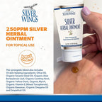 Natural Path Silver Wings 250ppm Silver Herbal Ointment - Nourishing and Moisturizing Skin Care 0.75oz
