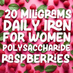 LLORENS PHARMACEUTICAL High Potency Iron Drops for Women, 20mg Elemental Iron (Polysaccharide Complex) per 1mL, Gentle on Stomach, Vegan, Natural Sweeteners (Berry Daiquiri, 4 Fl Oz)