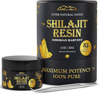 Super Natural Goods | High Nutritional Potency, Grade A Shilajit Resin with 85+ Plant-Derived Trace Minerals and Fulvic Acid, Energy & Immune Suport for Men and Women, 3rd Party US Lab Tested (30g)