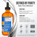 Sovereign Silver Immune Support - Colloidal Silver, Bio-Active Silver Hydrosol, 10 ppm, Liquid Dropper, 8 Fl Oz, (236 mL)