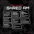 Unmatched 2Shred AM + PM | Non Stimulant Weight Management System | Thermogenesis, Fat Burning, & Appetite Control | 180 Vegetable Capsules, 30 Day Supply