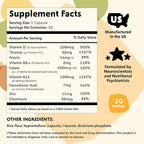 Vitamin B Complex Mood Support Supplement by PYM (30 Count) | Methylated B Complex for Everyday Mood & Energy Support | Non-GMO, Vegan, Gluten-Free