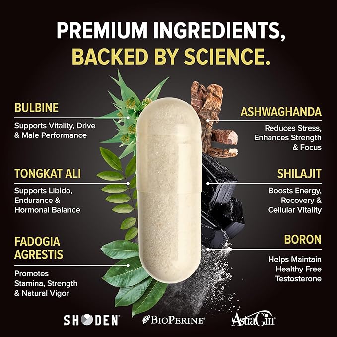 Nutrex Research Alpha-T Magnum Testosterone Support for Men | Anabolic Supplement with Tongkat Ali, Fadogia Agrestis, Shilajit and Ashwagandha | Muscle Builder for Strength, Growth & Hormone Balance