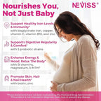 Prenatal Multivitamin Gummy for Women w/Methylfolate 1mg, Iron Choline Omega-3(DHA+EPA), Prenatal Vitamins for Women Gummies, Postnatal Vitamins | Before,During & After Pregnancy, Sugar Free,120Cts