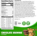 Orgain Kids Protein Powder Shake Mix, Chocolate Brownie - 8g Grass-Fed Dairy Protein, 4g Fiber, 23 Vitamins & Minerals, Gluten Free, No Soy Ingredients, Adds Healthy Nutrients to Kids Snacks, 1lb