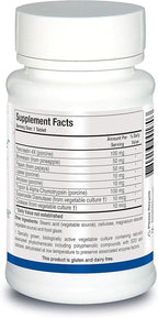 Biotics Research Intenzyme Forte™ Proteolytic Pancreatic Enzymes, Pancreatin, Bromelain, Papain, Lipase, Amylase–Supplement Supports Healthy Protein Digestion–Immune & Circulatory Function 50 Tablets