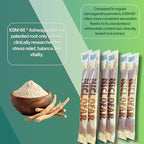 KSM-66 Ashwagandha Power Sticks, Full Spectrum 400 mg KSM 66 Ashwagandha Root Extract per serving | standardized > 5% Withanolides high absorption Boost Energy | Reduce Stress | Mood Support | Focus | Improved Memory/Cognition| 30 Sticks