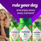 Vitafusion B12 Gummy Vitamins, Delicious Raspberry Flavor, 60ct (30 Day Supply)
