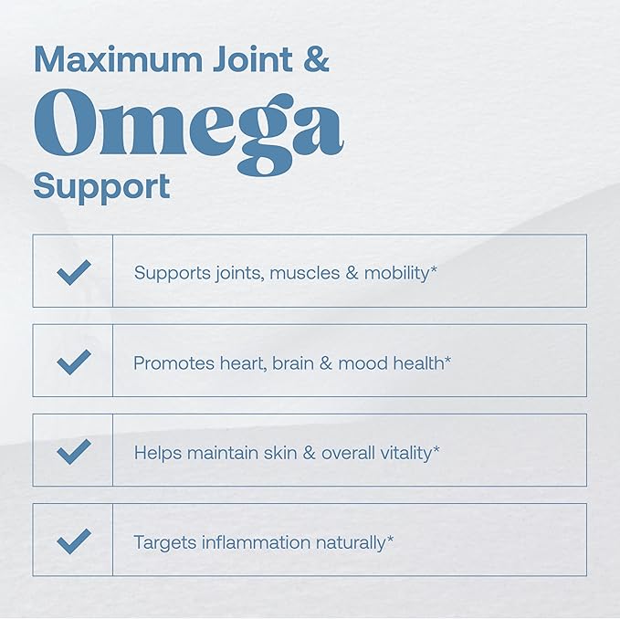 Omax3 Professional Strength Ultra-Pure Omega-3 Fish Oil - 1000 mg - Maximum Joint & Muscle Support - EPA DHA - NSF Certified - 60 Softgel Blister Pack