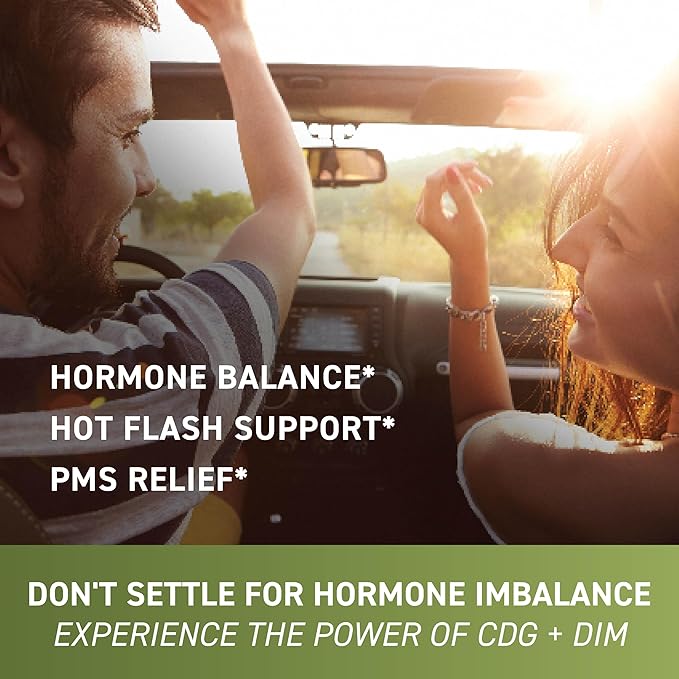 Calcium D-Glucarate with DIM Supplement for Estrogen Detox & Hormone Balance for Women & Men | Detox & Cleanse, Hormonal Acne, Menopause & CDG for Liver Support | Non-GMO, Third-Party Tested | 30ct