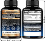 Alpha Lipoic Acid 600mg - ALA Supplement Antioxidant for Nerve, Energy & Metabolism Support - Extra Strength with Benfotiamine, B1 & B12 - Lab Tested, NON-GMO & Vegan - 240 Capsules, 4 Month Supply