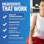 Force Factor Amazing Ashwa Complete Calm Support, KSM-66 Ashwagandha, Like Ashwangandha Gummies to Promote Calm & Relaxation with Magnesium & L-Theanine, Blueberry Pomegranate, 120 Soft Chews, 2-Pack