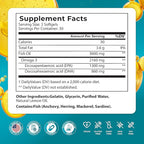 PUREHEALTH RESEARCH Complete Omega 3 Fish Oil Softgels - Omega-3 Fatty Acid Supplements for Women & Men - EPA DHA Supplement for Hearth, Brain & Vision Support - Non-GMO- 90 Soft Gels