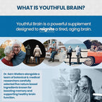 Youthful Brain 2 Bottle Bundle - Memory & Brain Health Support Supplement - Brain Booster Clarity with Bacopa Monnieri, Ginkgo Biloba, B12-60-Day Supply (120 Count)