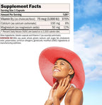 ANDREW LESSMAN Vitamin D3 3000 IU 180 Capsules - High Potency, Essential for Calcium Absorption, Supports Bone Health, Healthy Muscle Function, Immune System, More. Small Easy to Swallow Capsules