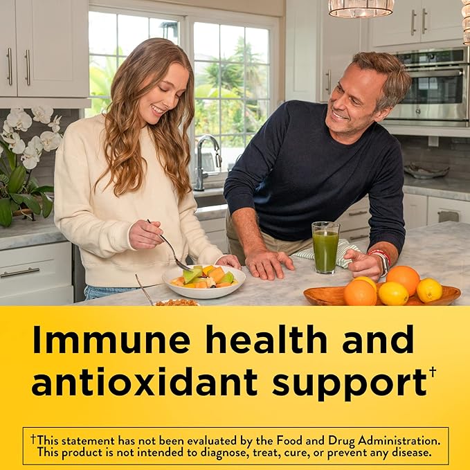 Nature Made Vitamin C 500mg with Rose Hips, Dietary Vitamin C Supplement for Immune Support, 130 Caplets, 130-Day Supply