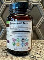 Suzy Cohen Iodine Complex Supplement - 6.25mg Iodine & Iodide Blend - 90 Vegetarian Capsules for Dietary Support