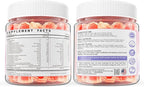 Kids Multivitamin Gummies + Calcium, Probiotics, Vitamin D3, C, Methylated B12 & Methylfolate, B6, A, K2, E, Zinc, Prebiotics for Children Ages 4+, Clean & Sugar Free, for Nutritional Support, 120 Cts