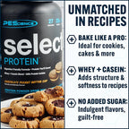 PEScience Select Protein Powder, Whey and Casein Blend, Lean Protein Powder for Women and Men, Low Calorie, Low Carb, Keto Friendly, Gluten Free, Peanut Butter Cookie - 5 Servings