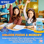 L Methylfolate 1000mcg for Kids Teens Gummies + Methyl B6 B12, Active 5-Mthf Methyl Folate, MTHFR Supplement w/ Choline Omega-3 Magnesium Zinc for Focus Cognition Mood Energy, Sugar Free, Vean, 120Cts