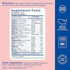 Mommy's Bliss Prenatal Multivitamin with Iron and Folic Acid, Supports Baby Development + Mom Immune System & Energy Levels w/B Vitamins & Probiotics, Vegan & Gluten Free (45 Servings),(Pack of 2)