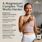 ForestLeaf Magnesium Complex for Women and Men - 500mg Magnesium Supplement for Sleep - 5-in-1 Chelated Magnesium Citrate, Bisglycinate, Malate, Taurate, Oxide (120 Ct)