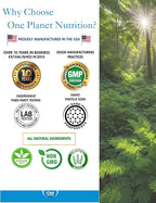 One Planet Nutrition Nano Grape Seed Powder 8 oz (227 Servings) - Nano Particle Size Vitis Vinifera Extract for High Absorption - Supports Skin & Cardiovascular Health - Non GMO, Vegan, Gluten Free