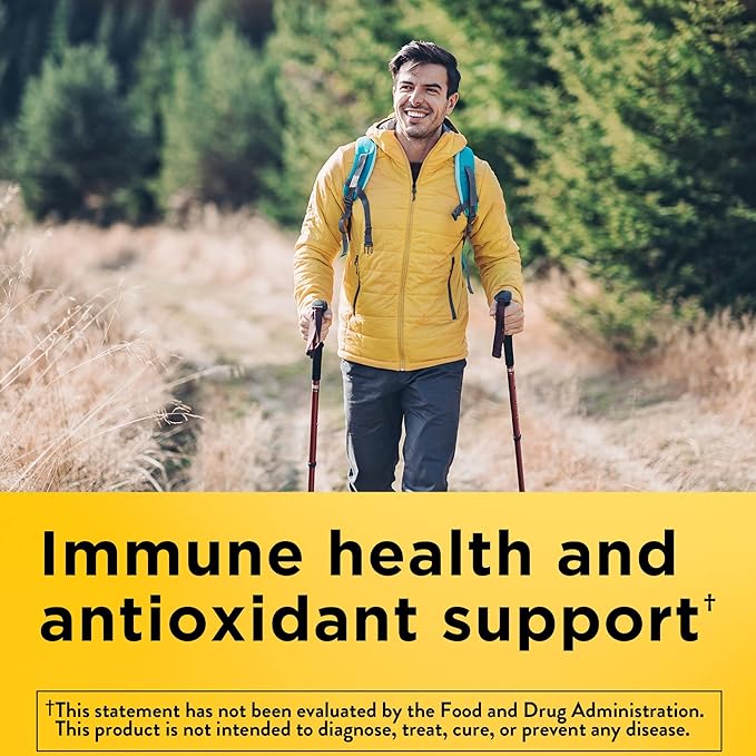 Nature Made Zinc Supplements 30 mg Per Serving, Dietary Supplement for Immune Health and Antioxidant Support, 60 Zinc Gummies, 30 Day Supply, (Pack of 2)
