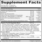 MoxyVites Vitamin B Complex - B Vitamins Whole Food Supplement, B12 Methylcobalamin, B1, B2, B3, B5, B6, B7, B9 - for Stress, Energy and Immune Support, Vegan, 120 Capsules