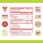 Zhou Vitamin C+ Gummies - Vitamin C Gummies for Adults and Kids, 270 mg per Gummy with Bioflavinoids and Acerola for Immune Support - 60 Vegan Gummies