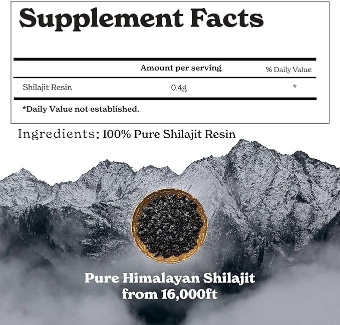 Better Alt Pure Himalayan Shilajit Resin Pack of 2 High Potency Gold Grade 150 Servings for Energy Boost & Immune Support, 85+ Trace Minerals, 75%+ Fulvic Acid, with Lab Test Report,400 mg