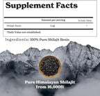 Better Alt Pure Himalayan Shilajit Resin Pack of 2 High Potency Gold Grade 150 Servings for Energy Boost & Immune Support, 85+ Trace Minerals, 75%+ Fulvic Acid, with Lab Test Report,400 mg