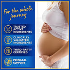 Iron and Folic Acid Supplements for Women - 35mg Gentle Iron Vitamin, Folic Acid 400mcg - Anemia, Period, Pregnancy Support Supplement, Ferrous Sulfate Pills - 120 Vegan Non-Constipating Tablets