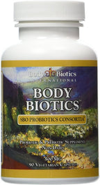Body Biotics Bio-Identical SBO Probiotics Consortia, Probiotic and Prebiotic Supplement, Non-Dairy, 90 Capsules
