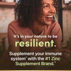 Nature’s Bounty Zinc 50mg, Immune Support & Antioxidant Supplement, Promotes Skin Health, 1 Caplet Per Day, Gluten Free, 250 Vegetarian Caplets