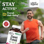 Wild & Organic Grape Seed Extract 180 Capsules & Beet Root 180 Capsules