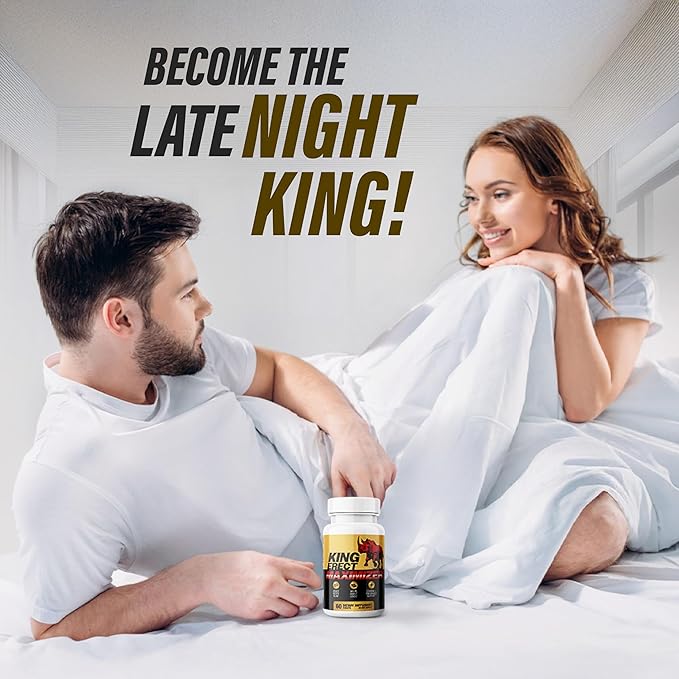 King Erect Maximizer - Enlargement Pills for Men - Fast Acting Blood Flow Support & Circulation Support - Supplement for Intimacy, Girth, Size, Stamina Loss - 60 Tablets for Male Vitality