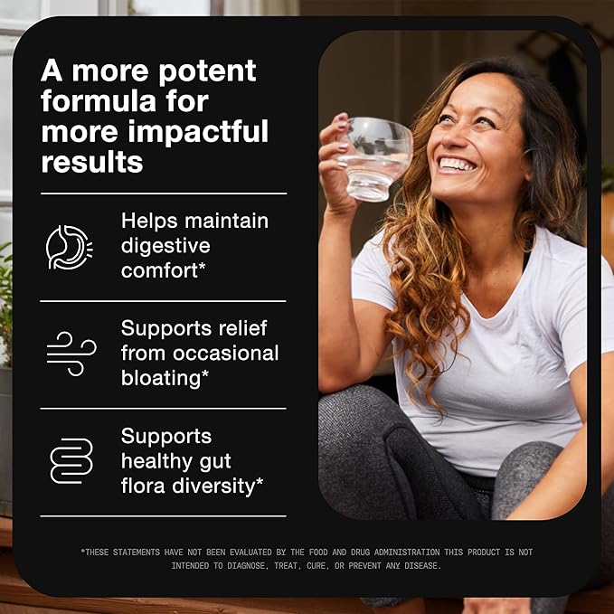 Toniiq Prebiotics and Probiotics – 200B TFU with Postbiotics IMMUSE® & ButyraGen® – 30 Strains – Shelf-Stable Synbiotic Formula – Third-Party Tested – 60 Capsules