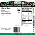Frontier Bulk Maca Powder, Organic, 1 Pound