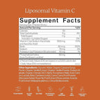 CYMBIOTIKA Liposomal Vitamin C Supplement, Immune Health, Skin Health, Healthy Aging, Enhanced Absorption, Gluten Free, Soy Free, Plant-Based, Orange Vanilla Flavor, 28 x 15 mL Liquid Packets