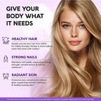 Biotin 10000mcg with Silicon - Pharmaceutical Grade Biotin Supplement for Women - Hair Growth Support, Skin & Nails - Max Strength & 100% Bioavailability - Made in USA - 120 Softgels, 120 Days Supply